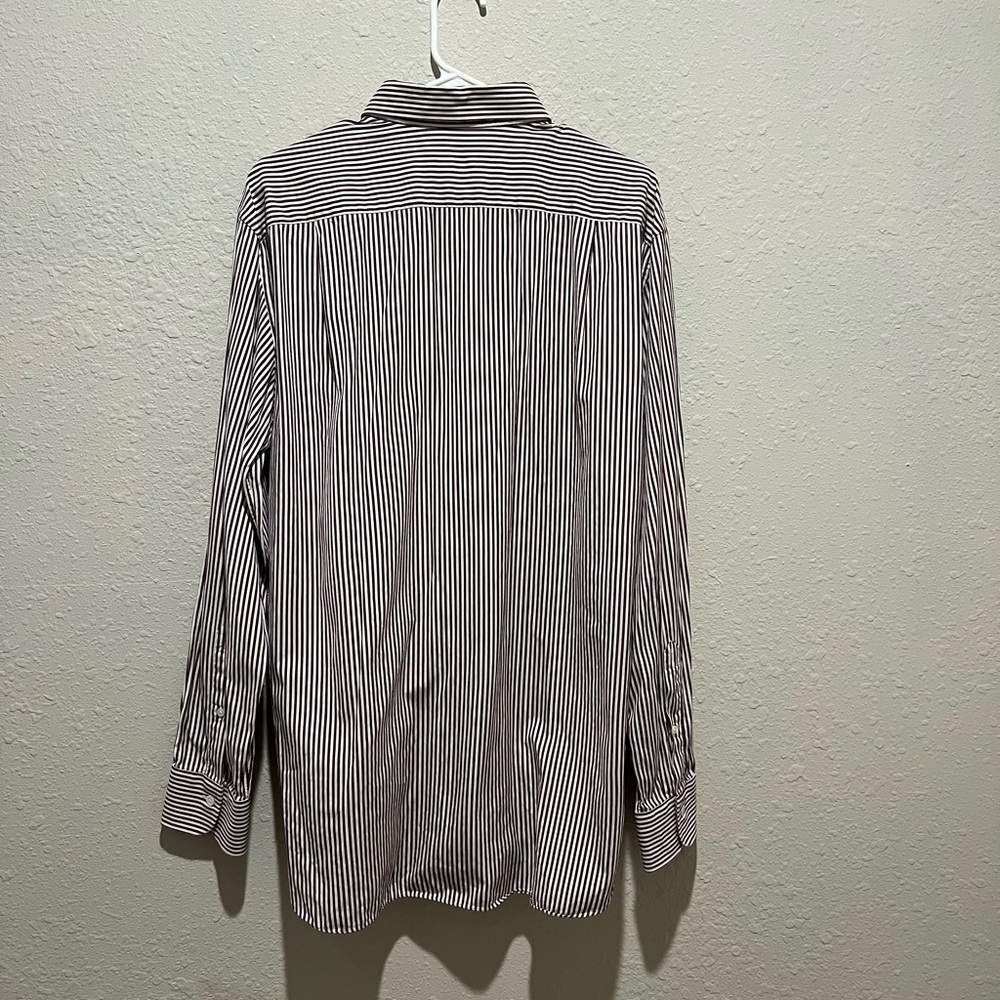 Ermenegildo Zegna Dress Shirt 42/16.5 Striped - Picture 7 of 7